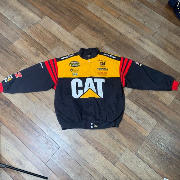 Vintage Team Caliber CAT NASCAR Bill Davis Jacket - Picture 2 of 10